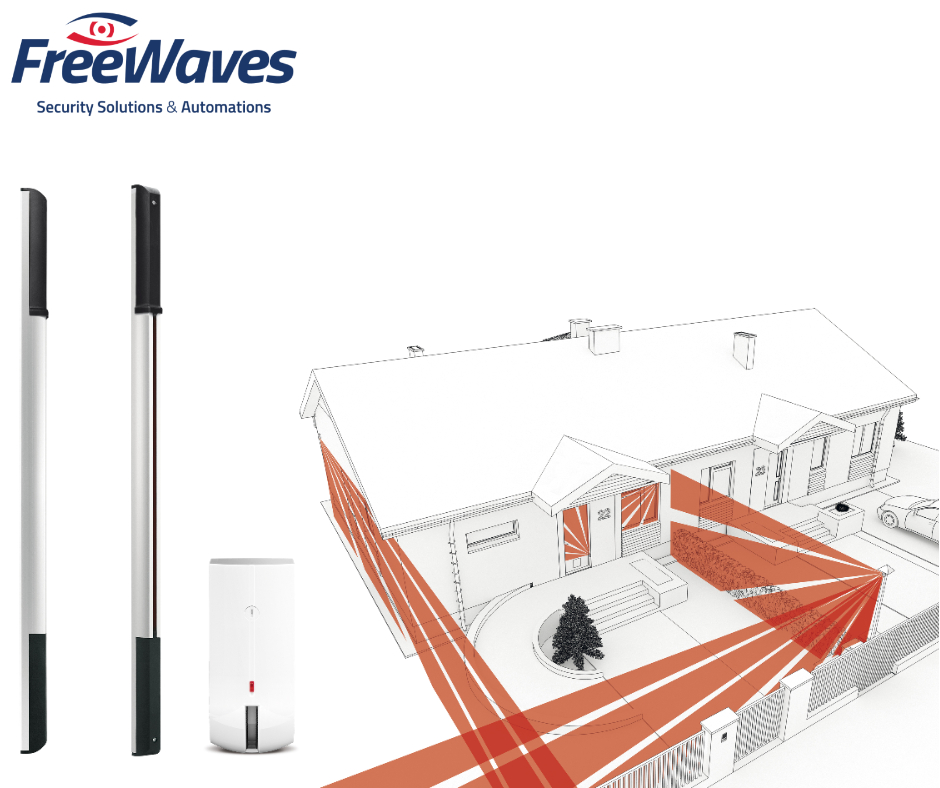 Active infrared barriers. FreeWaves Cyprus Security Systems
